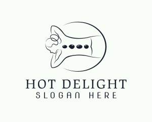 Hot Stone Massage logo design