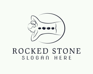 Hot Stone Massage logo design