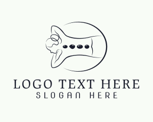 Hot Stone Massage logo design