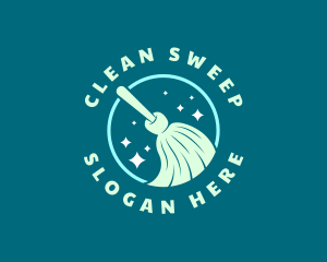 Sweep - Sweep Broom Housekeeping logo design