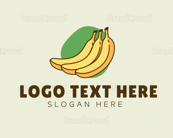 Healthy Nutritious Banana Logo