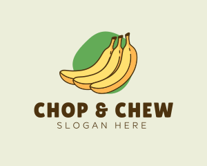 Healthy Nutritious Banana Logo