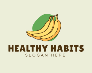 Healthy Nutritious Banana logo design