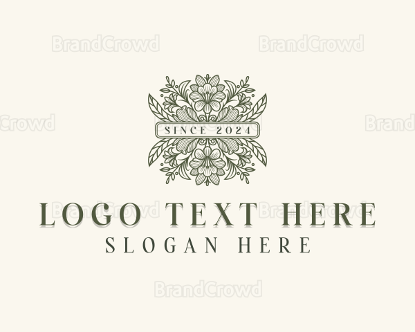 Styling Flower Wedding Logo