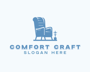 Upholsterer - Chair Upholsterer Home Decor logo design