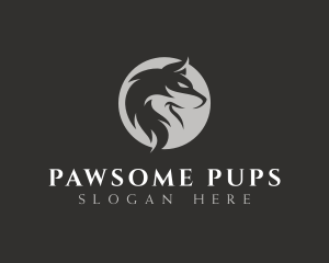 Canine - Dog Wolf Canine logo design