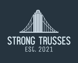 Tourist Bridge Structure logo design