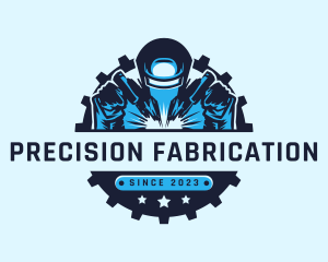 Fabrication - Fabrication Welding Cog logo design
