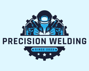 Welding - Fabrication Welding Cog logo design