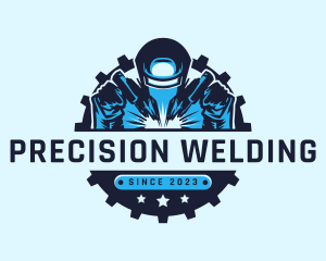 Fabrication Welding Cog logo design