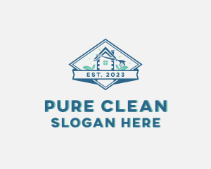 Clean Pressure Washer Maintenance logo design