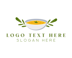 Dish - Delicious Soup Bowl logo design
