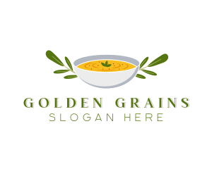 Porridge - Delicious Soup Bowl logo design