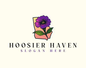 Georgia Blossom Flower Logo