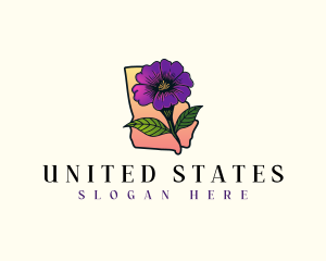 Georgia Blossom Flower logo design