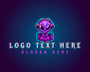 Gaming Cyber Alien Logo