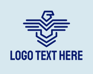 Soldier - Corporate Eagle Shield logo design