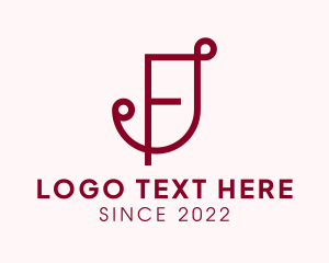Letter F - Finance Letter F logo design