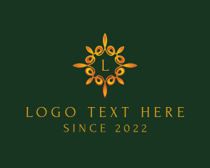 Decoration - Golden Jewelry Accessory logo design