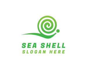 Shell - Snail Shell Twirl logo design