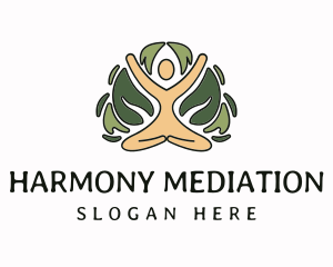 Natural Leaves Mediation logo design