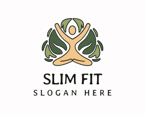 Weight Loss - Natural Leaves Mediation logo design