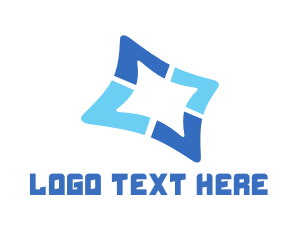Event Space - Generic Blue Star logo design