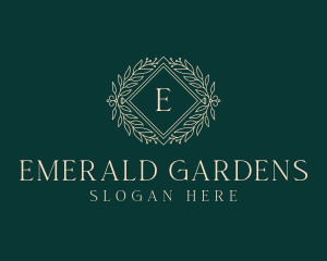 Floral Wedding Event logo design