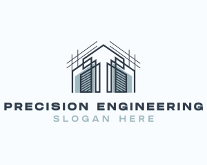 Engineering - Engineering Blueprint Contractor logo design