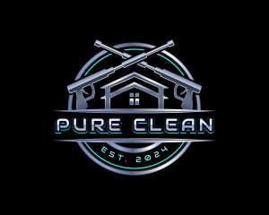 Pressure Wash Hydro Cleaning logo design