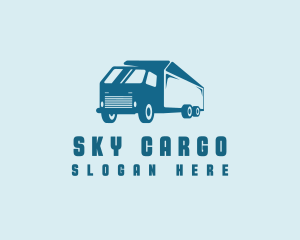 Dump Truck Trucking Cargo logo design