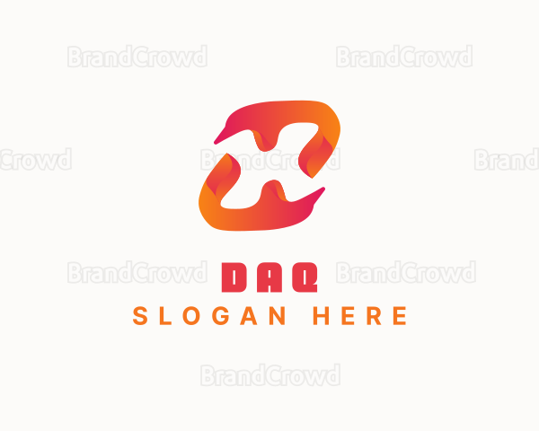 Media Digital Letter X Logo