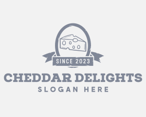Cheddar - Delicious Cheddar Cheese logo design