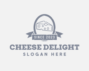 Delicious Cheddar Cheese  logo design