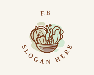 Food - Vegetable Salad Bowl logo design