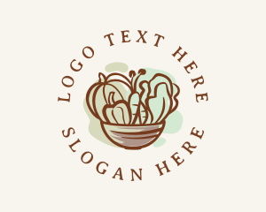 Vegetable Salad Bowl Logo