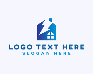 Electricity - Energy Power House logo design