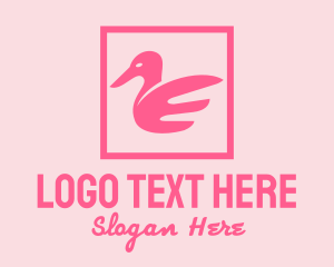 Pink Goose Beauty  Logo