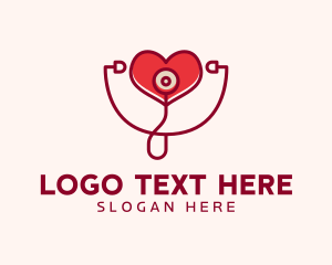 Cardiology - Cardiology Doctor Stethoscope logo design