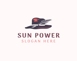 Sun Hat Fashion logo design