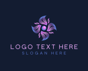 Fan - Technology Propeller Turbine logo design