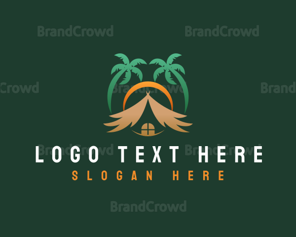 Resort Outdoor Tourism Logo