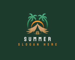 Resort Outdoor Tourism logo design