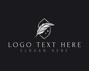 Feather Pen Quill Logo