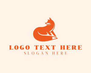 Veterinarian - Wildlife Fox Canine logo design