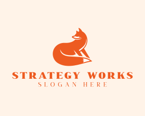 Wildlife Fox Canine logo design