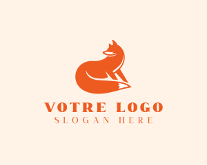 Wildlife Fox Canine logo design