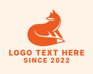 Fox - Wildlife Fox Canine logo design