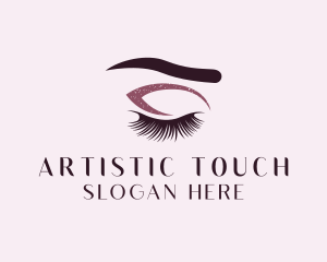 Eyelash Makeup Artist logo design