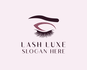 Eyelash Makeup Artist logo design